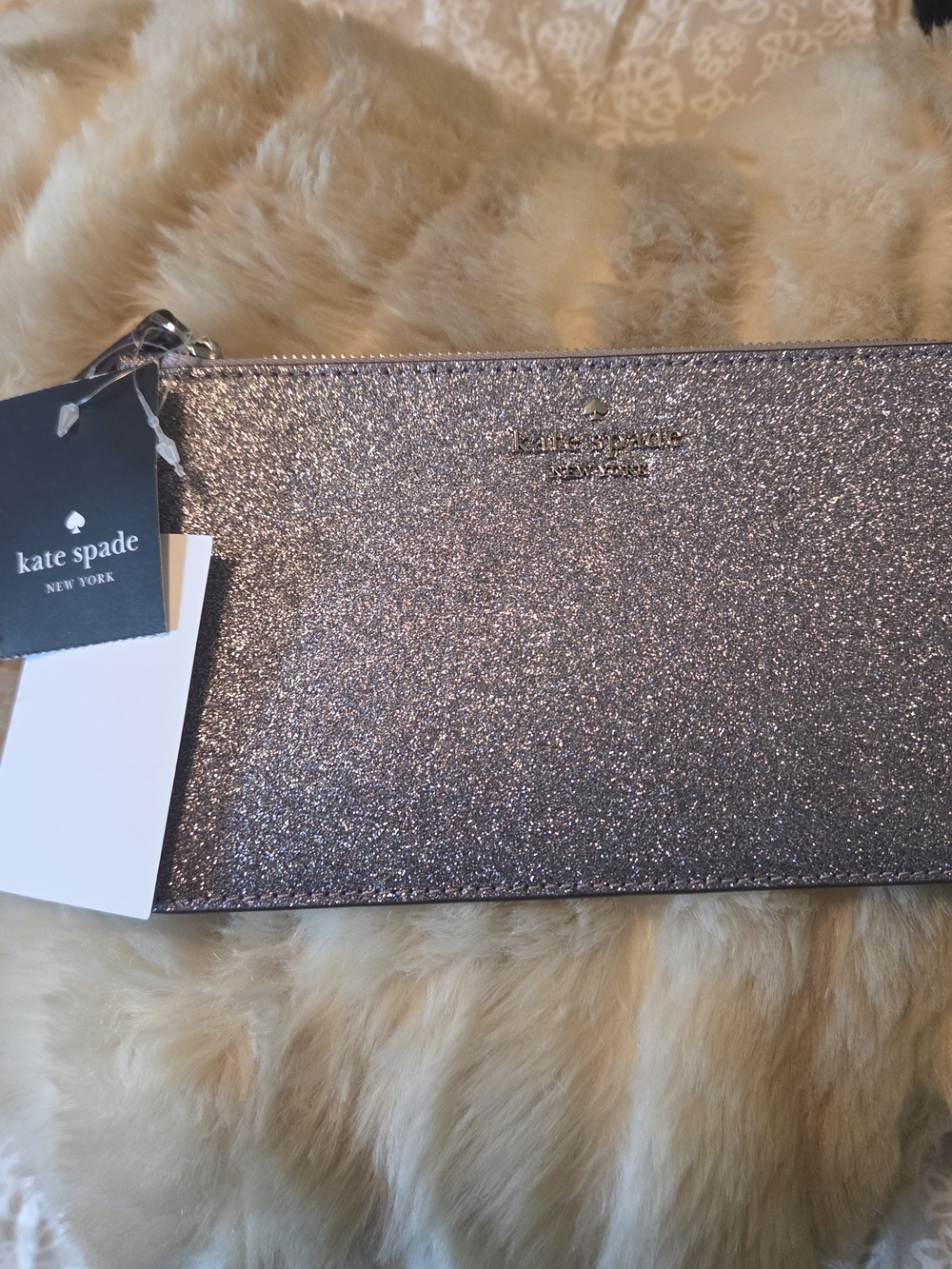 Kate spade Glitter Wristlet Clutch